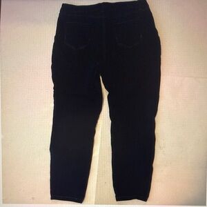 Miss Poured in Blue Women's High Rise Cropped Dark Blue Jeans Size 14